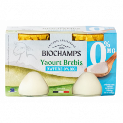 Yaourt brebis 0% MG 2x125g...