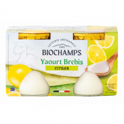 Yaourt brebis citron 2x125g...
