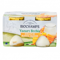 Yaourt brebis étuvé sur lit...