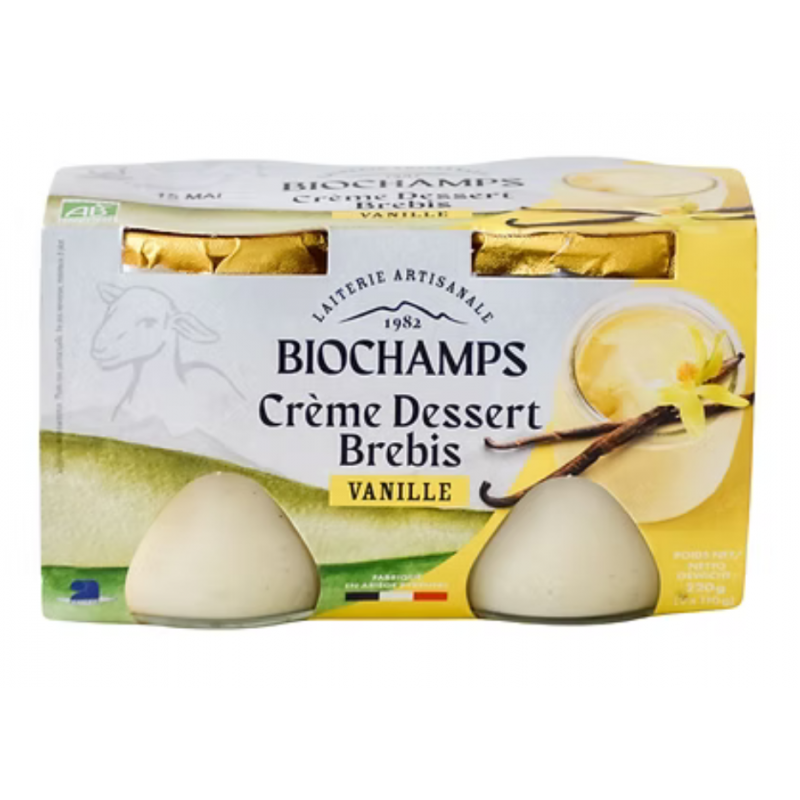 Crème dessert brebis vanille 220g