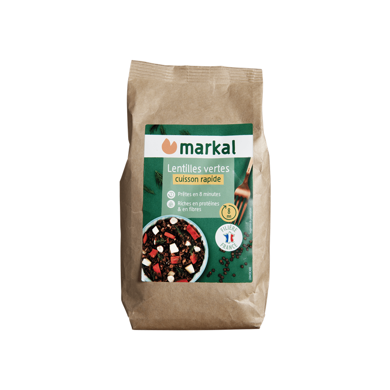 Lentilles vertes cuisson rapide 400g