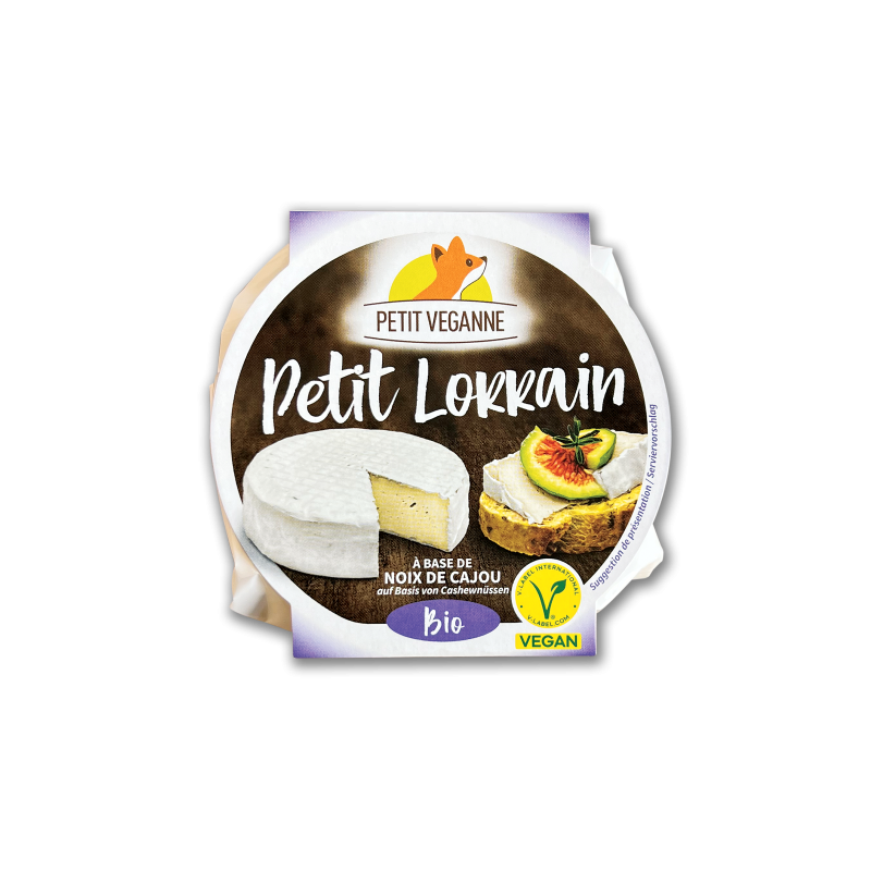 Petit lorrain, spécialité végétale à base de noix de cajou, végan 110g