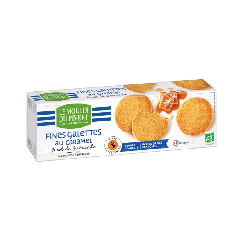 Fines galettes caramel & sel de Guérande 120g