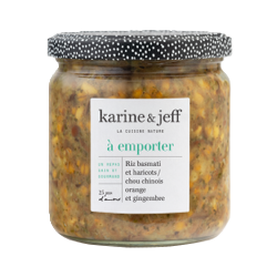 Riz basmati haricots chou...