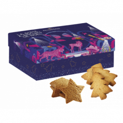 Boîte biscuits sapins et...