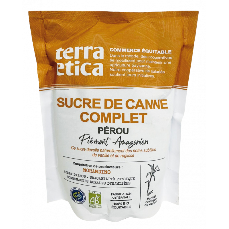 Sucre de canne complet poudre 500g