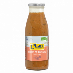 Soupe de poissons au saumon (bouteille verre) 500g