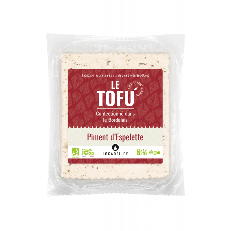 Tofu épicé au piment d'Espelette 180g