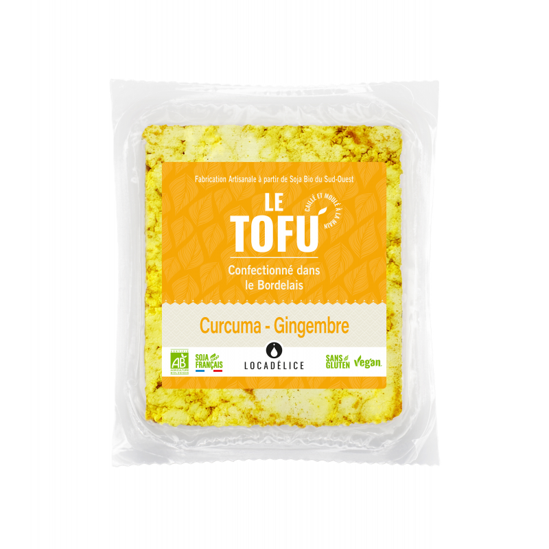 Tofu épicé curcuma gingembre 180g