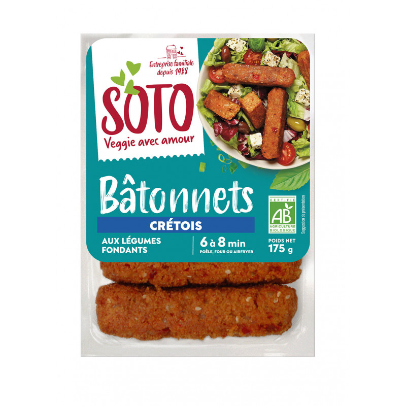 Bâtonnets crétois aux légumes 5x35g
