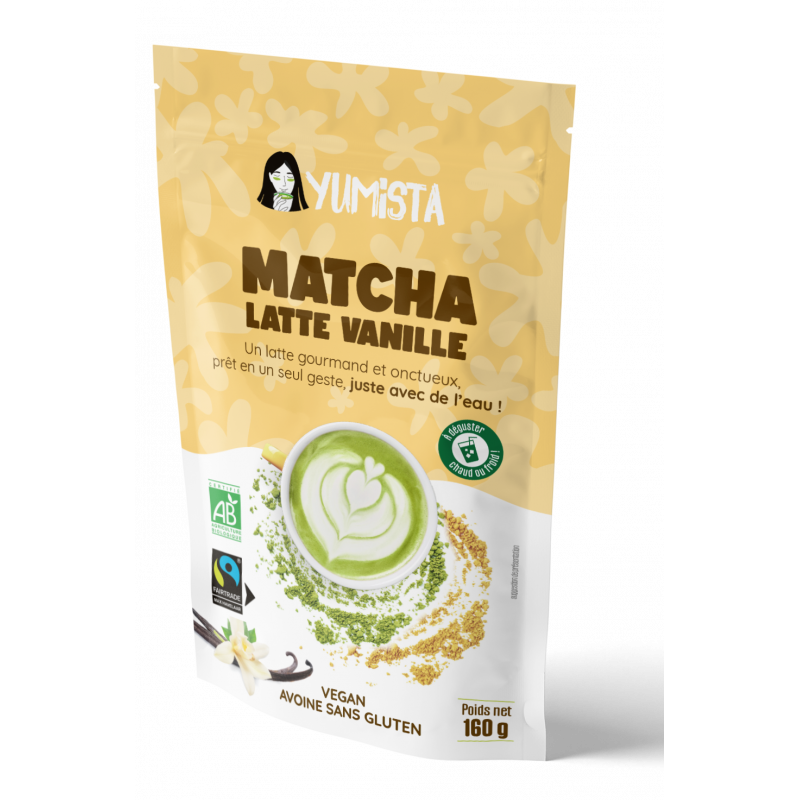 Matcha latte vanille 160g
