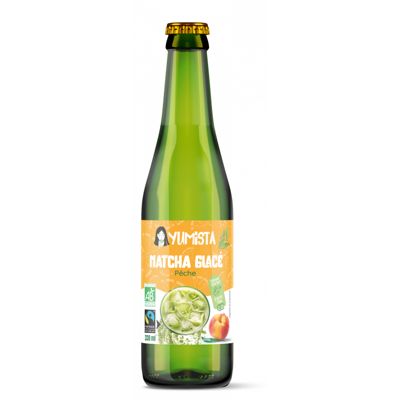 Matcha glacé pêche 33cl