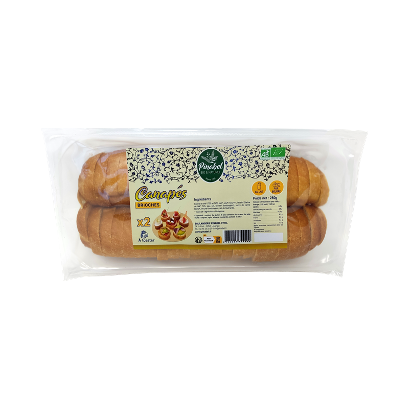 Canapés brioches 250g