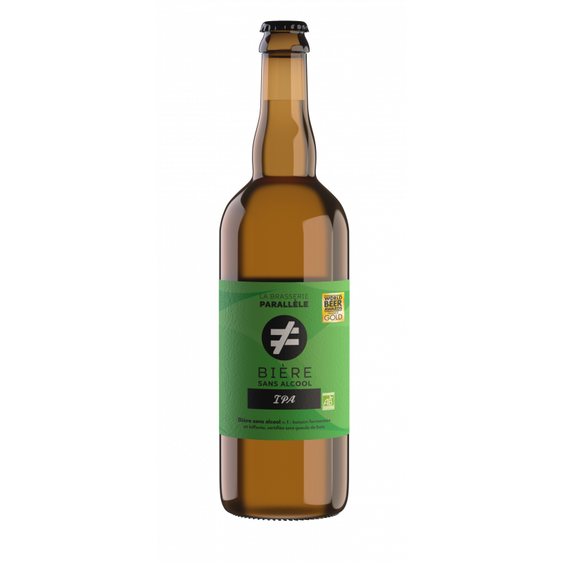 Bière IPA sans alcool Brasserie Parallèle 75cl