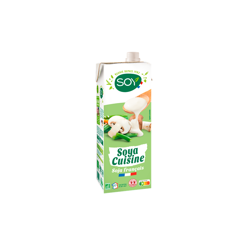 Crème soja cuisine 1l