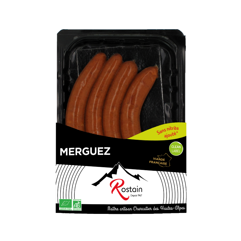 Merguez sans nitrite ajouté x4 220g
