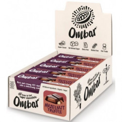 Barre de chocolat fondant truffe noisette en présentoir 42g