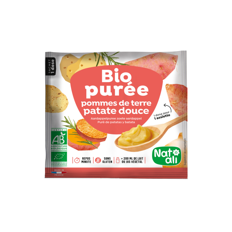 Purée de pommes de terre et patate douce 30g