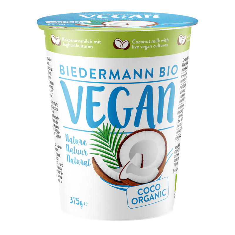 Dessert brassé coco nature, végan 375g