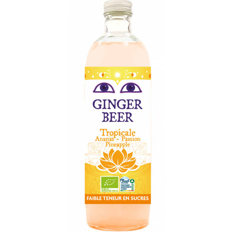 Ginger beer tropicale ananas passion 75cl