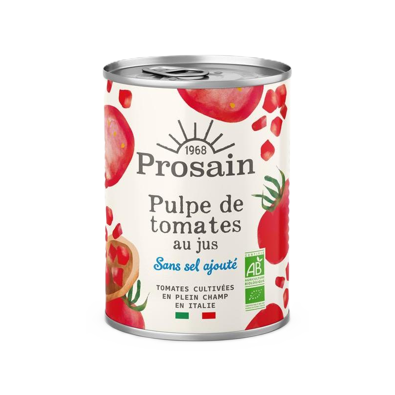 Pulpe de tomates sans sel ajouté 400g