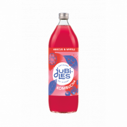 Kombucha hibiscus myrtille 1l