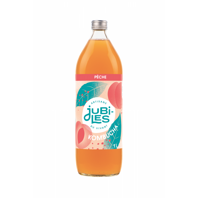 Kombucha pêche 1l