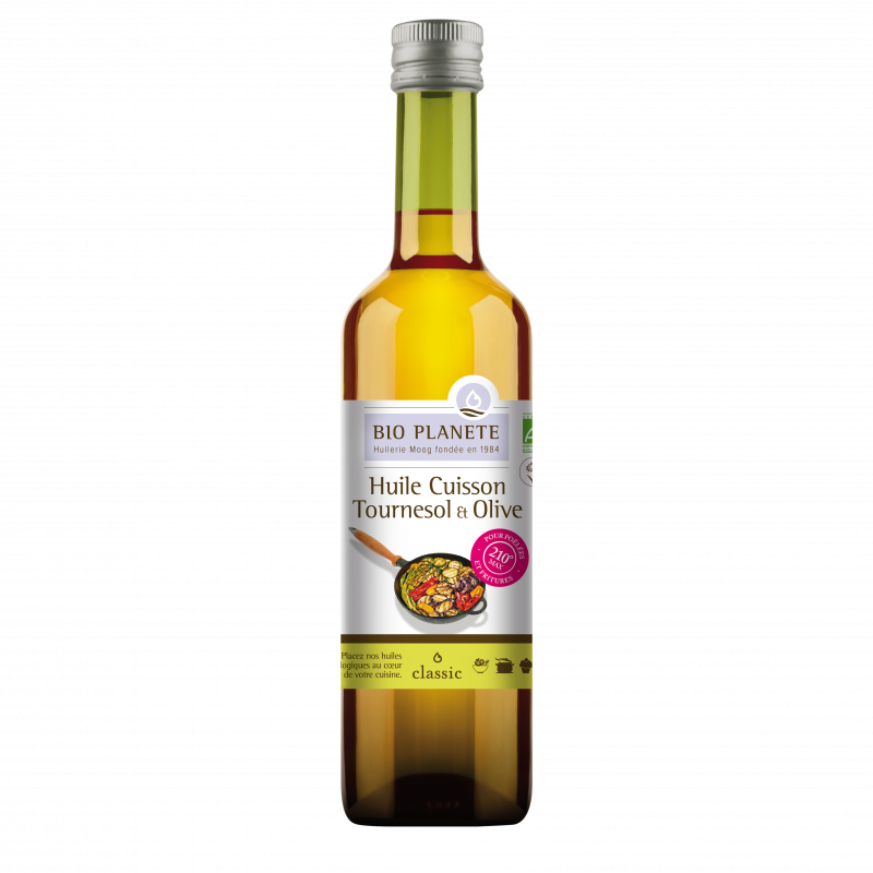 Huile cuisson tournesol & olive 50cl