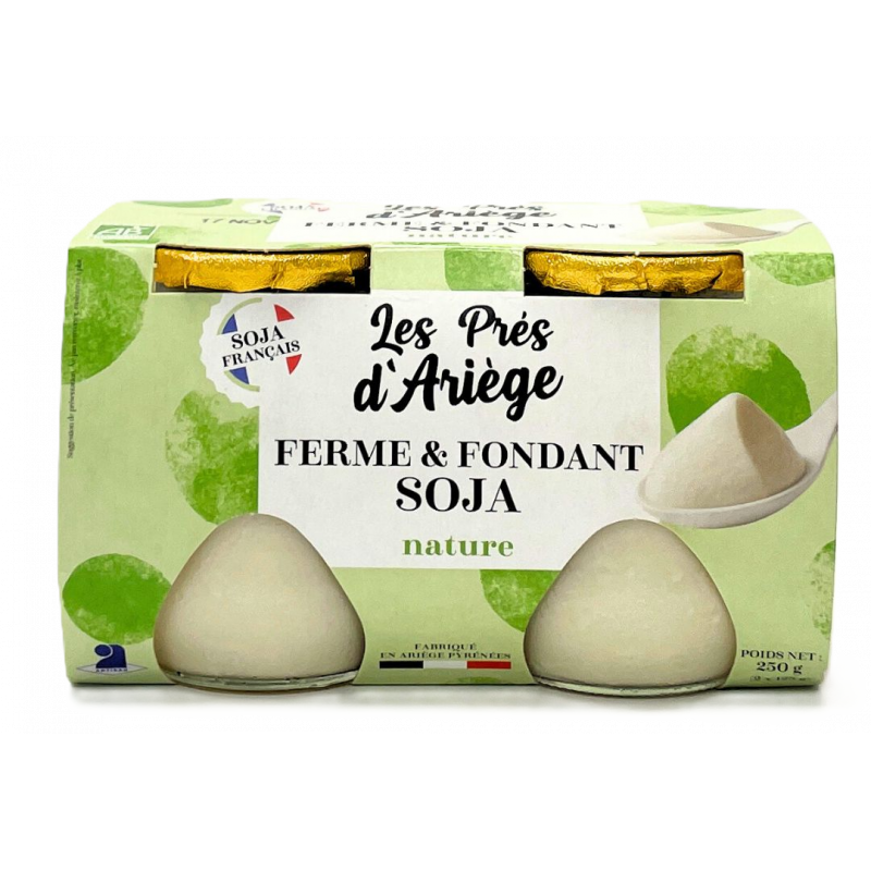 Dessert fermenté à base de soja nature 2x125g