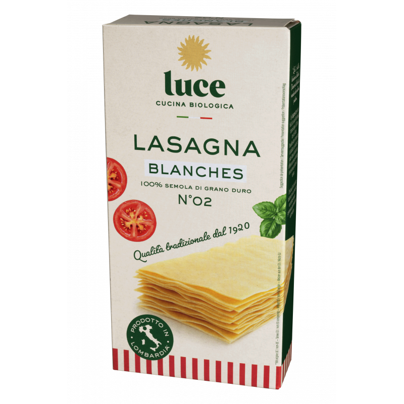 Pâte lasagne blanche 250g