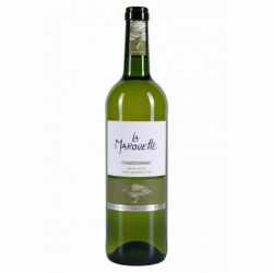 Vin blanc IGP Pays d'OC La Marouette Chardonnay 75cl