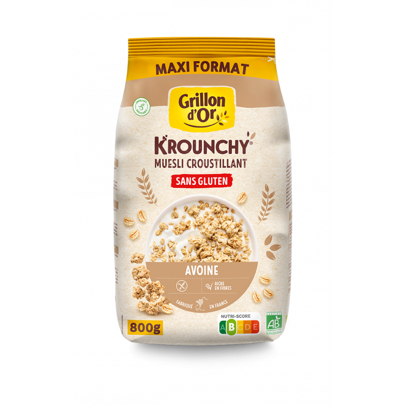 Krounchy avoine sans gluten 800g