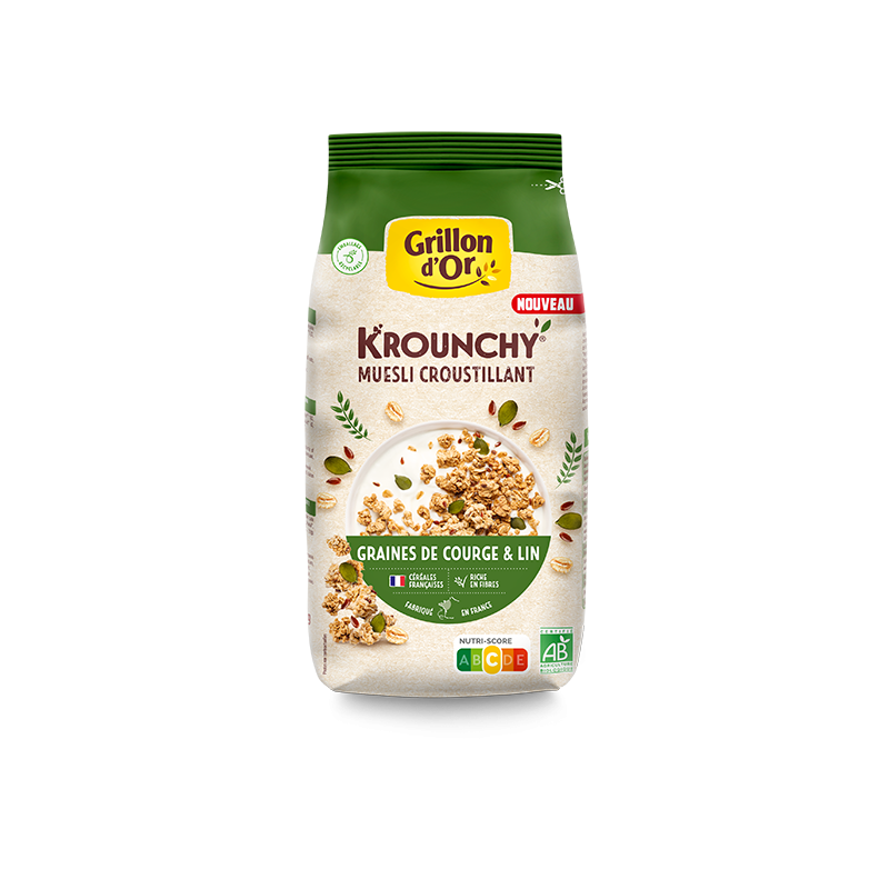 Krounchy graine de courge et lin 500g