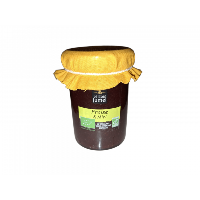 Confiture fraise 15% miel 250g