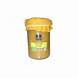 Confiture orange 15% miel 250g