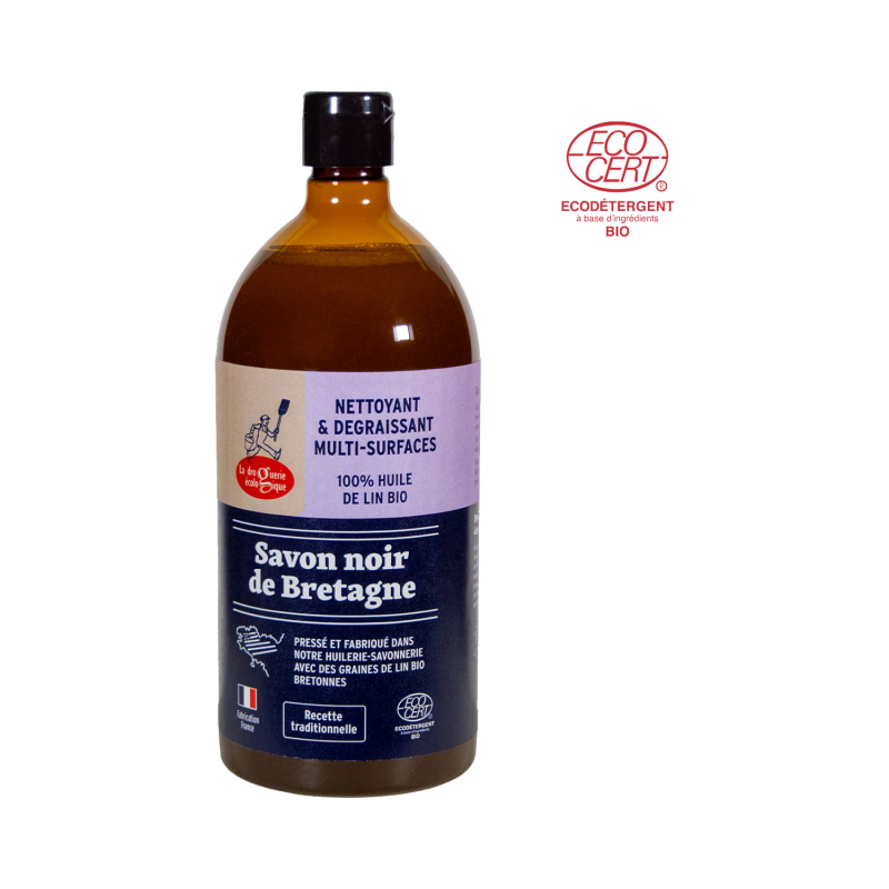 Savon noir de Bretagne lin bio 1l