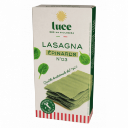 Pâte lasagne épinard 250g