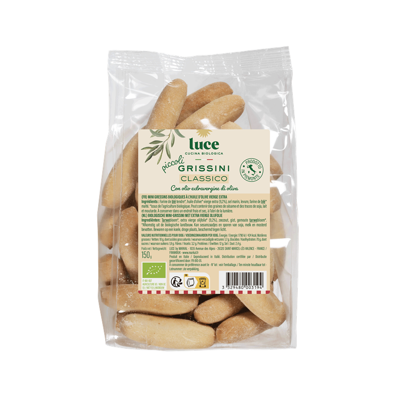 Mini gressin à l'huile d'olive 150g