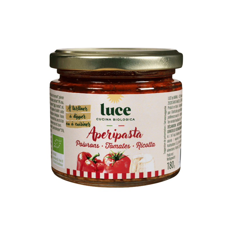 Sauce poivron tomate ricotta 180g