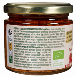 Sauce poivron tomate ricotta 180g