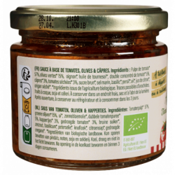 Sauce tomate olive câpre 180g