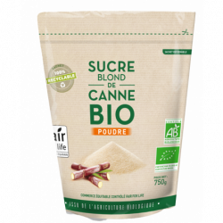 Sucre de canne blond poudre...