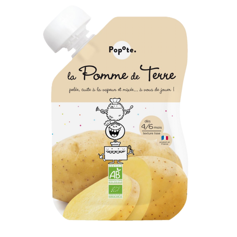 Pomme de terre en gourde, dès 4/6 mois 120g