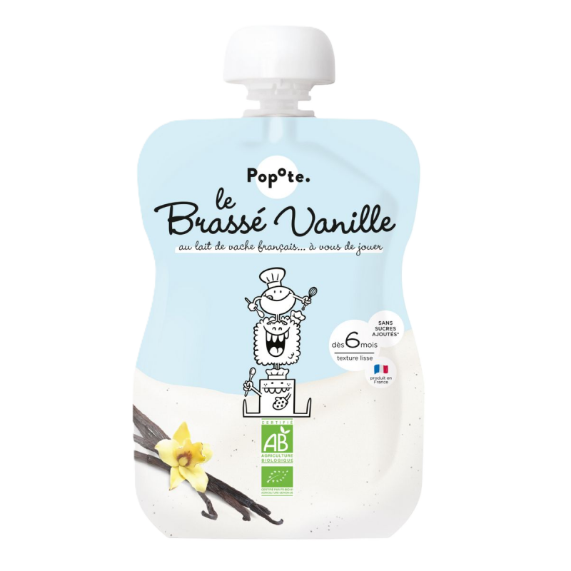 Brassé vanille en gourde, dès 6 mois 100g