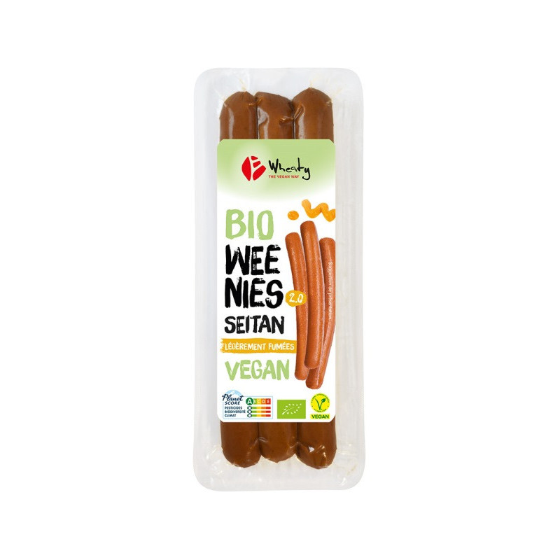 Végé'Weenies 2.0, à base de Seitan, végan, 150g
