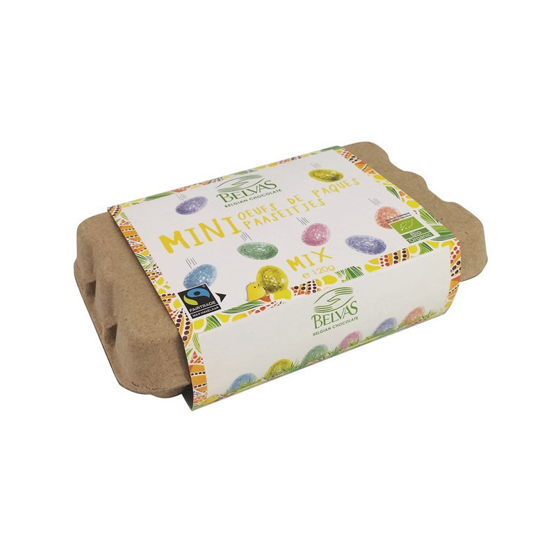 Boite d'oeufs de Pâques mini x15 120g