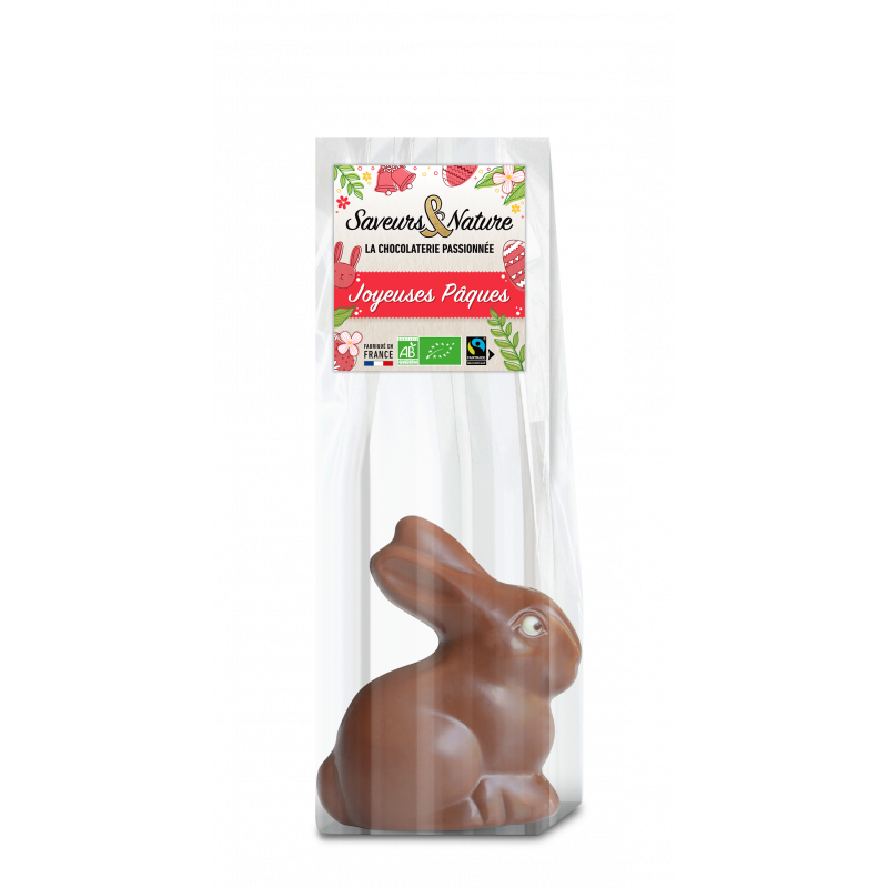 Lapin assis au chocolat au lait 60g