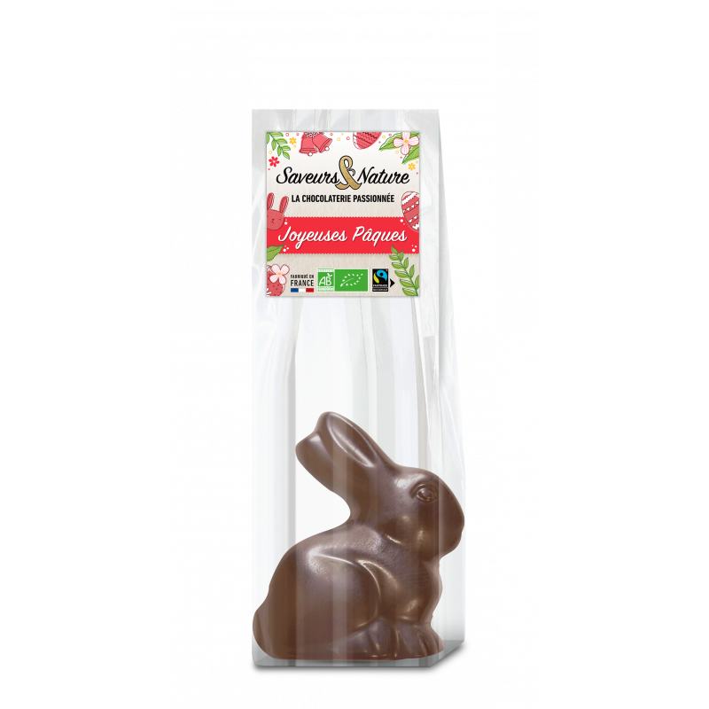 Lapin assis au chocolat noir 60g