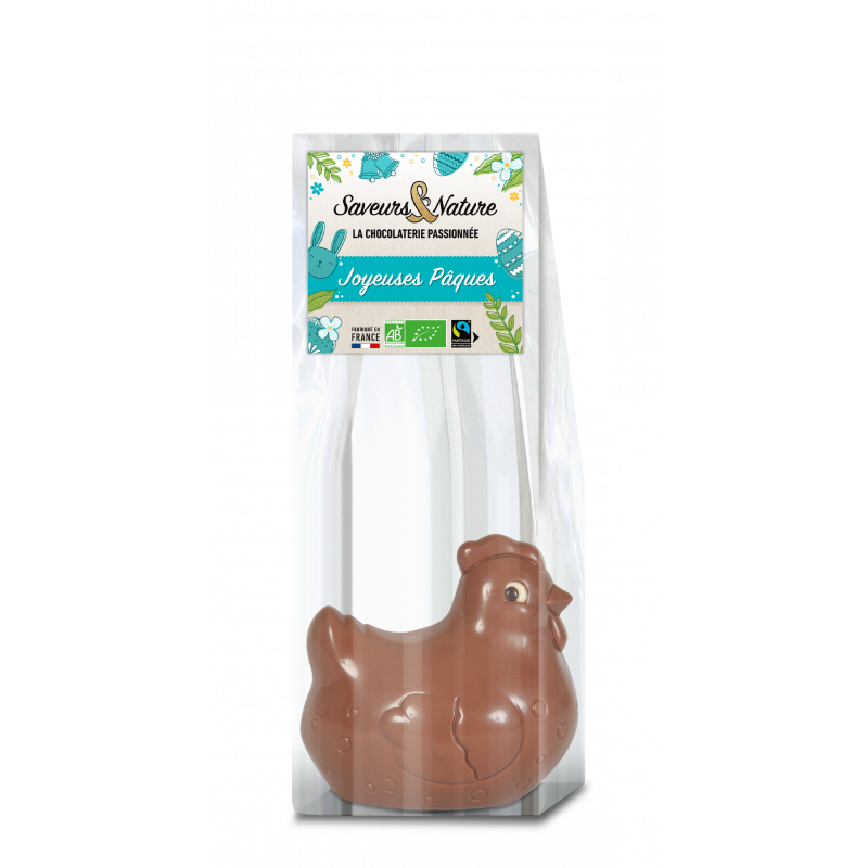 Poule dodue au chocolat au lait 100g