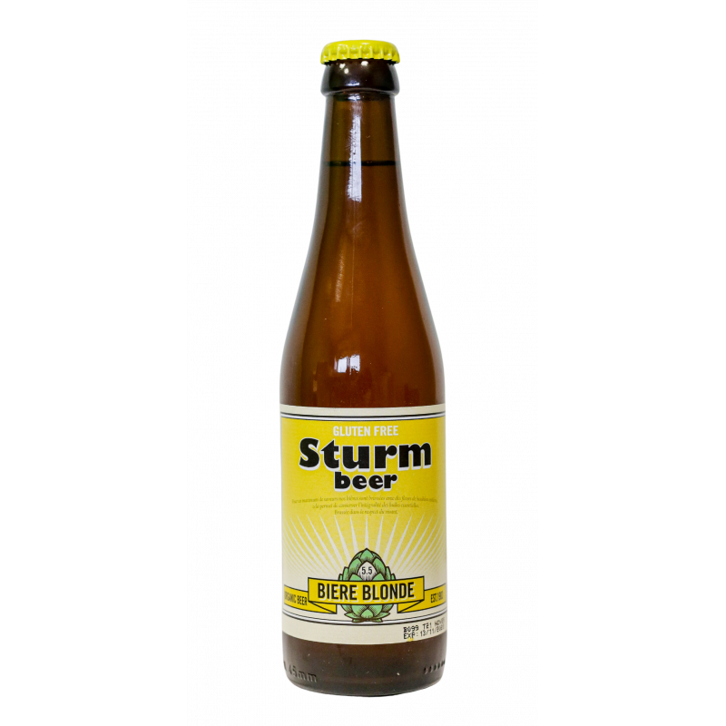 Bière blonde Sturm sans gluten 33cl